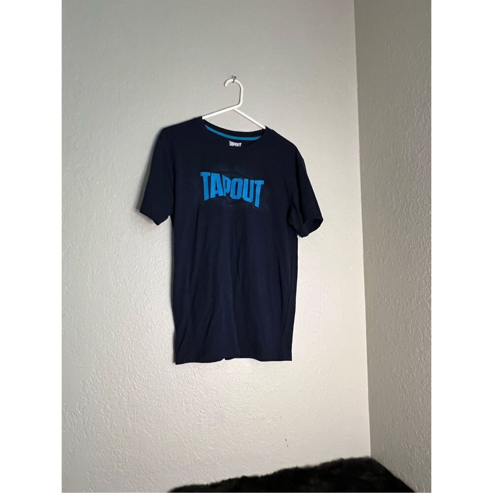 Tapout MPS T-Shirt Blue Size S UFC MMA Fight Men’s Y2K Grunge